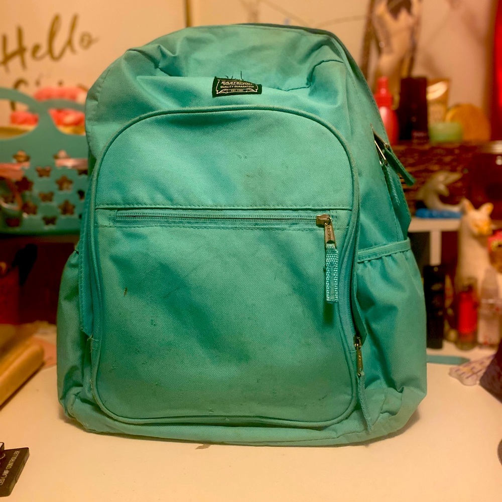 East sports blue backpack